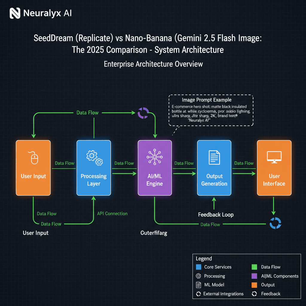 SeedDream vs Nano‑Banana — Architecture Diagram