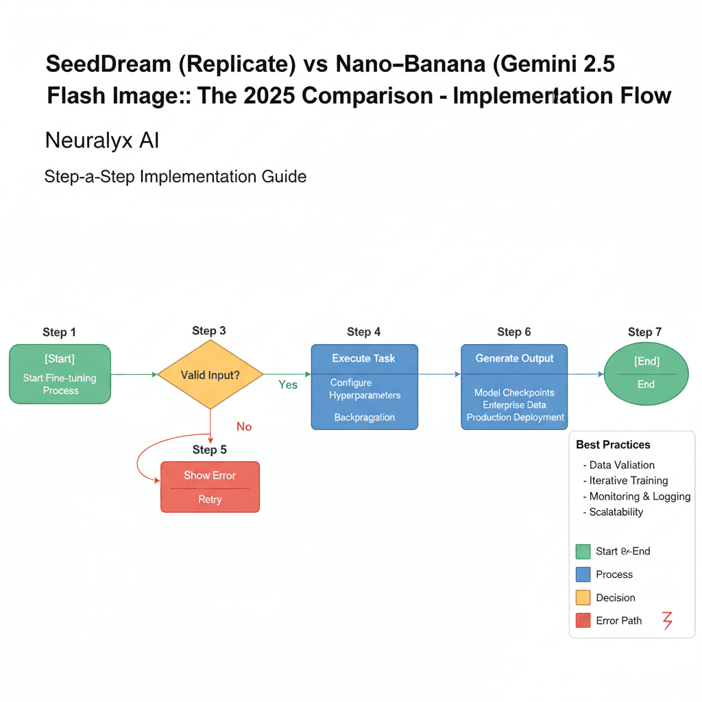 SeedDream vs Nano‑Banana — Implementation Flowchart
