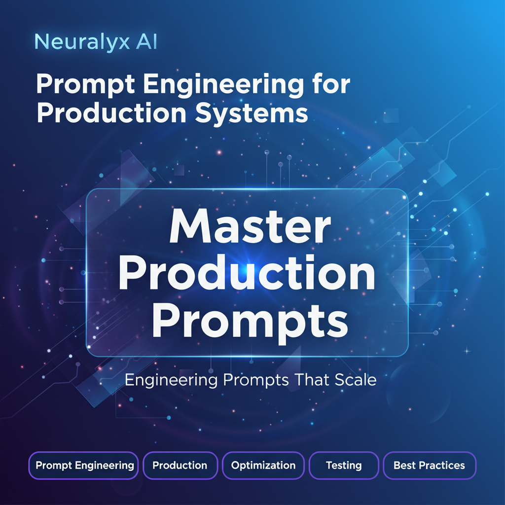 Prompt Engineering for Production Systems